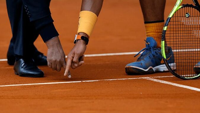 Der Ball ist leider OUT