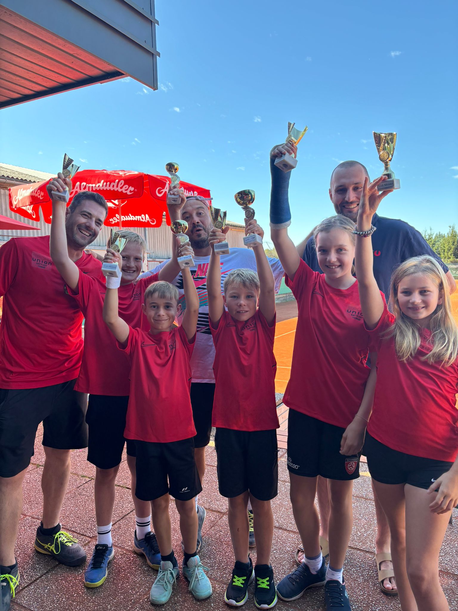 U10 Meister - Strasser, Edlinger, Past, Christman-Weis, Bayrhuber (Betreuer Bayerhuber R.)
