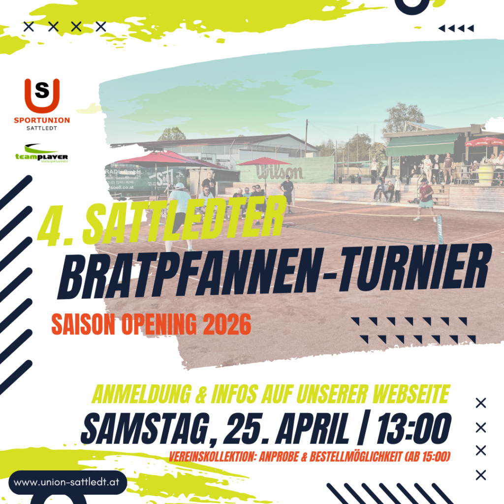 4. Sattledter Bratpfannen-Turnier inkl. Vereinskollektion (Anprobe & Bestellmöglichkeit)