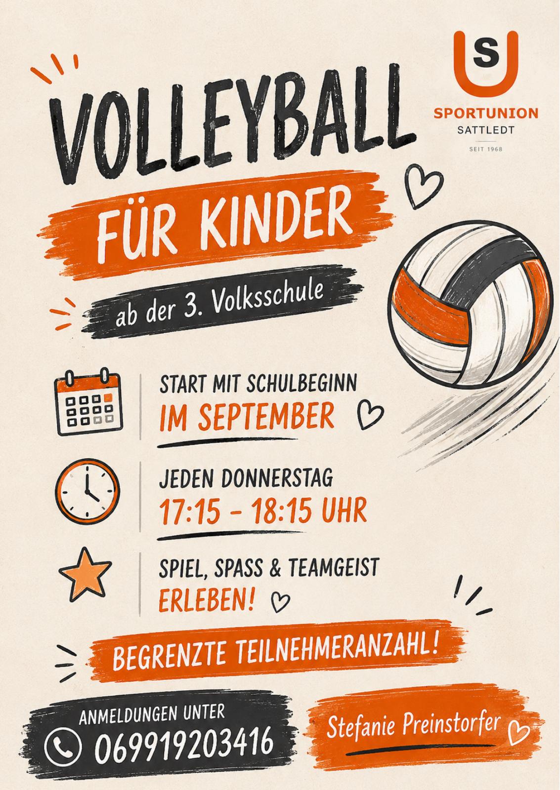 aufgepasst! die Volleykids Starten durch!